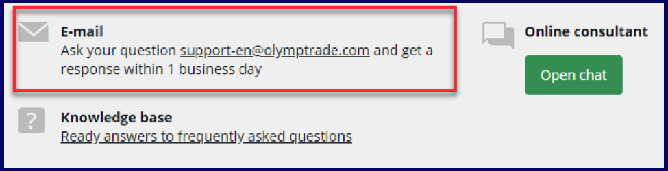 How to close Olymp Trade account on?