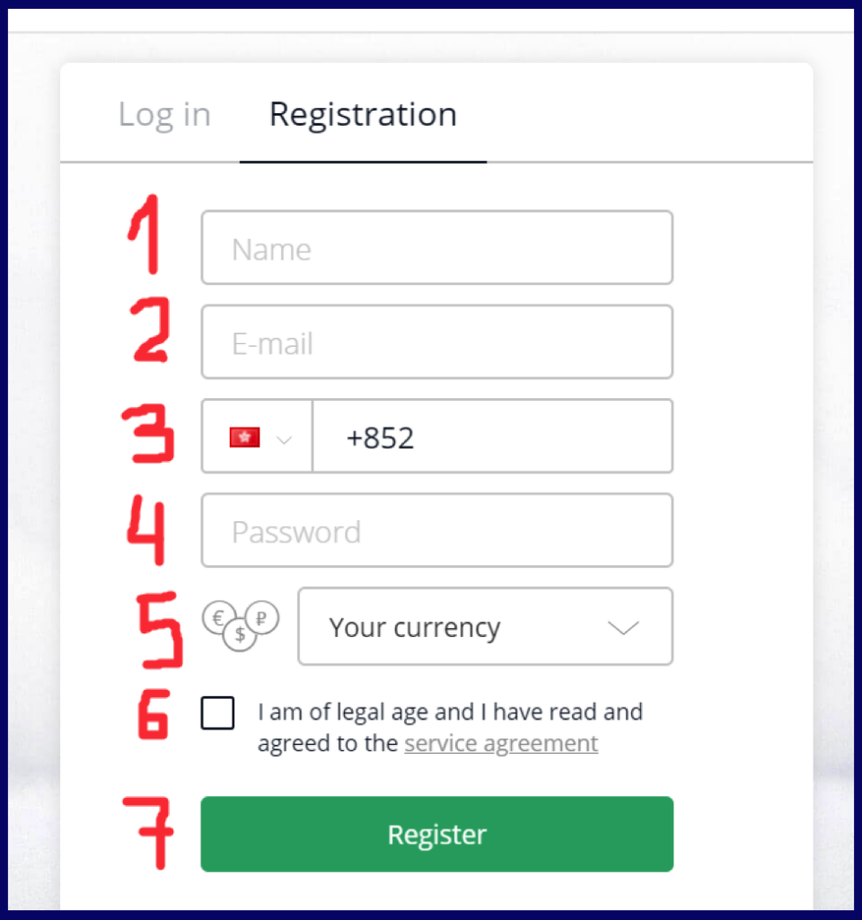 How to open Olymptrade.com a demo account