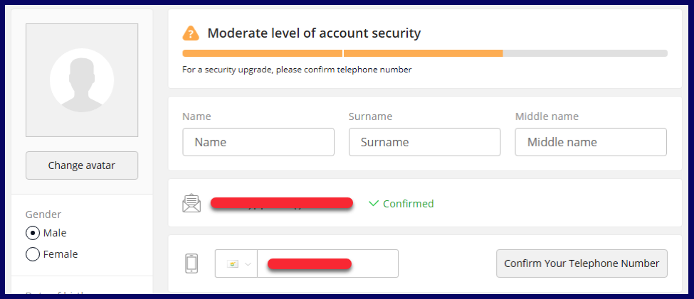 Why my OlympTrade verification declined?